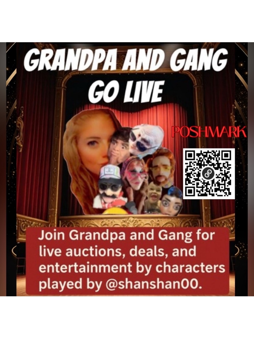 Like this to be notified when grandpa and gang is live 💨 - Picture 1 of 13